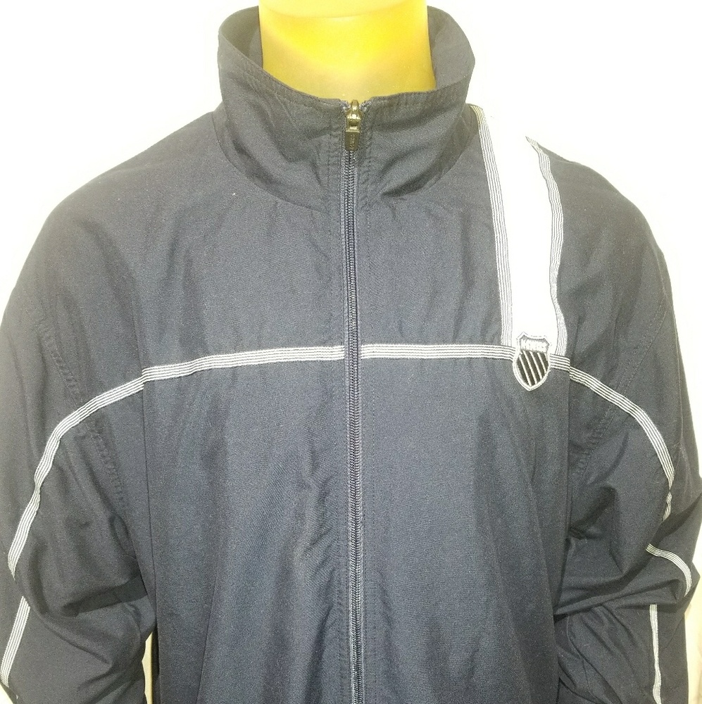 K-Swiss Mens LARGE TENNIS/TRACK JACKET